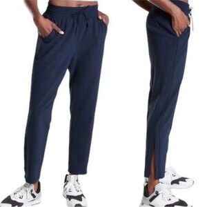 Athleta Women’s Metropolis Straight Leg Navy Blue Work Pant- Size 12